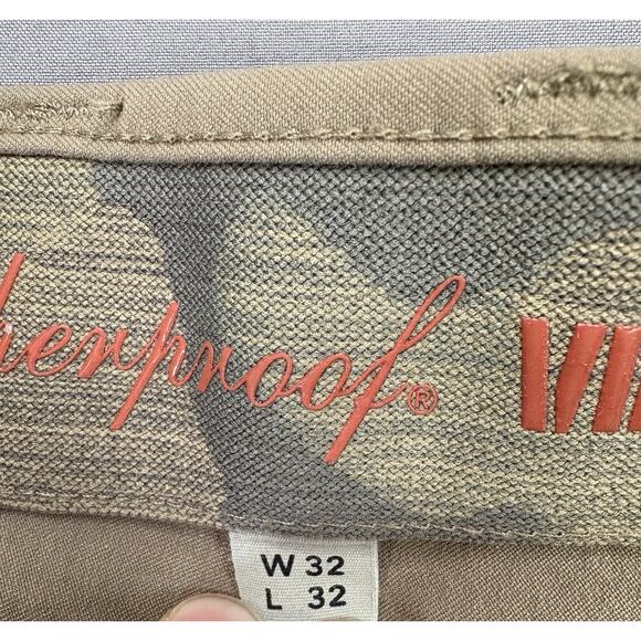 Original Weatherproof Vintage Pants 32 X 32" Khaki RN 150454 Stretch - Picture 6 of 8